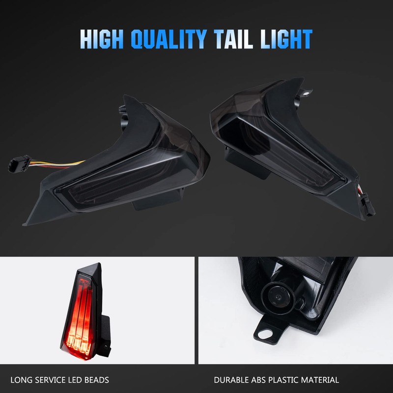 A & UTV PRO Ryker LED Tail Lights, Brake Stop