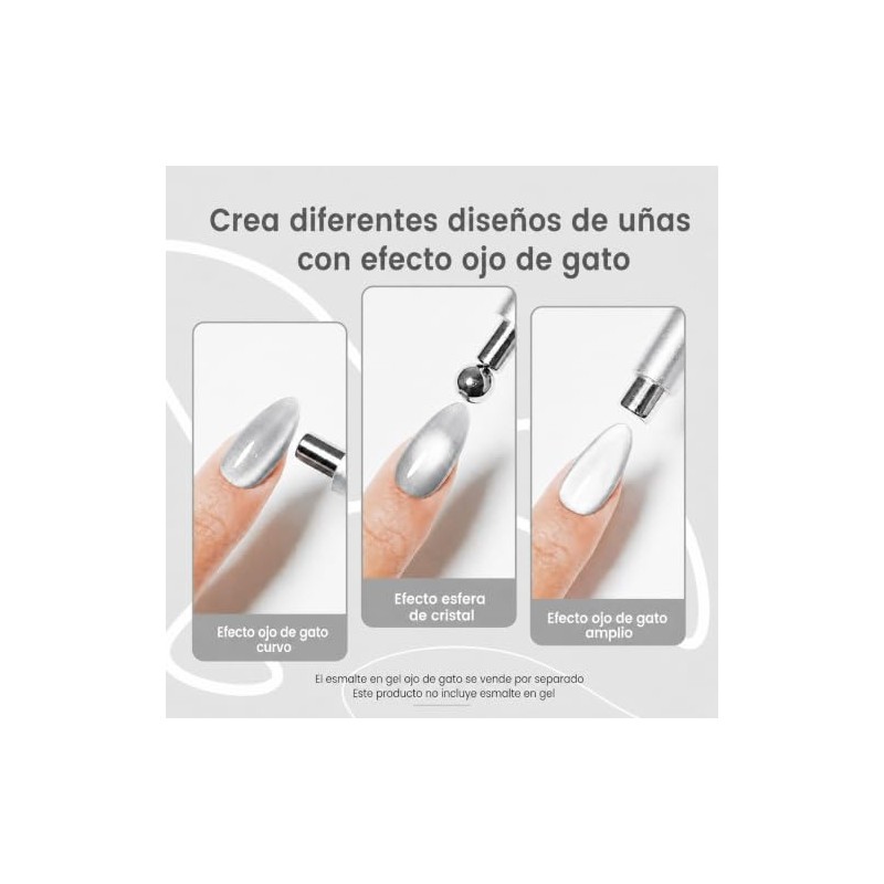 Over Lu | Imán para Uñas Ojo de Gato de