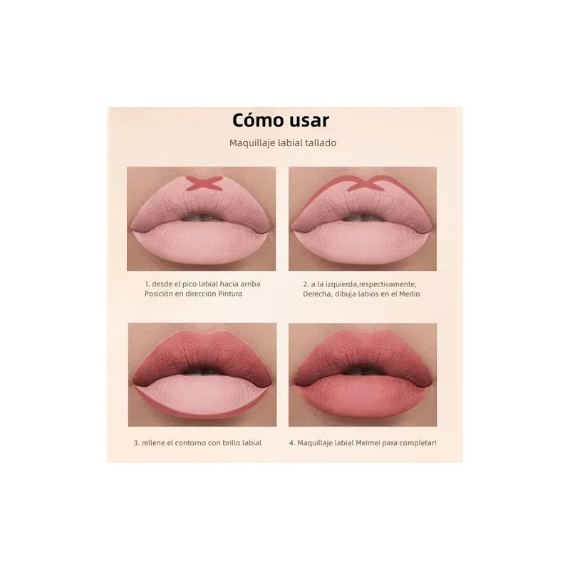 12 Labiales Mate Set Pintalabio Gloss Indeleble Imperméable