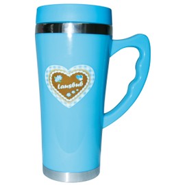 Trend Import 10527200 Thermobecher, Motiv - Lausbub, blau