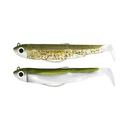 FIIISH BLACK MINNOW 70 Double Combo Shore 3g Khaki-Ghost Minnow