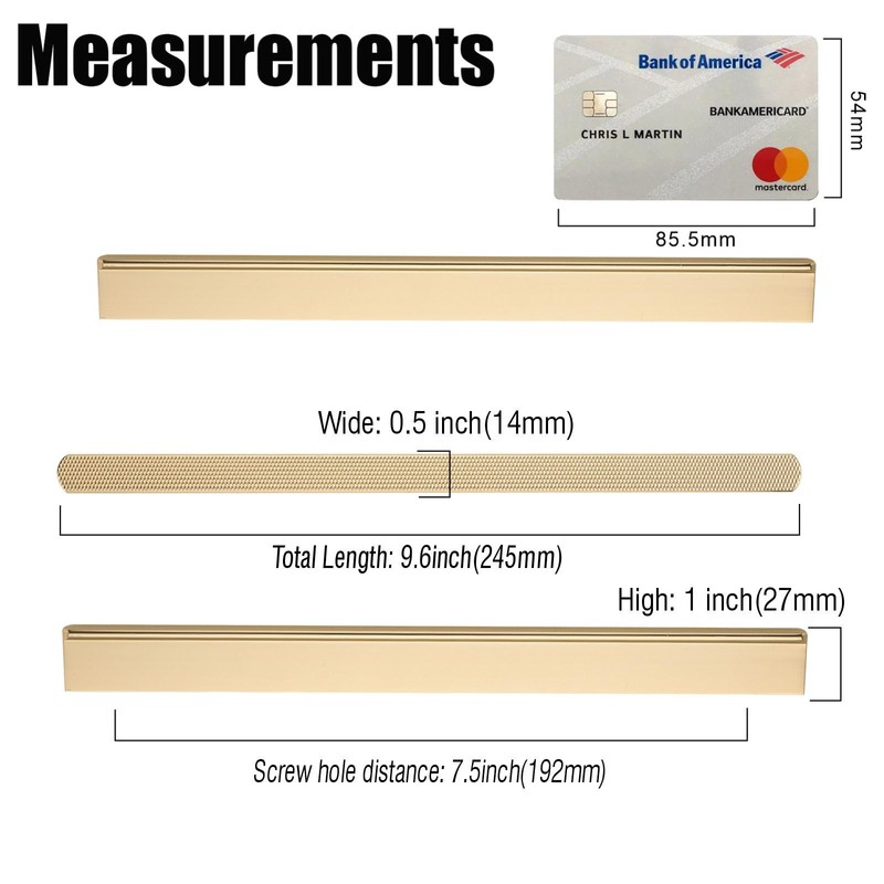 Coinkoly 10 Pack Brushed Gold 5 Inch(128mm) Hole Center Kitchen