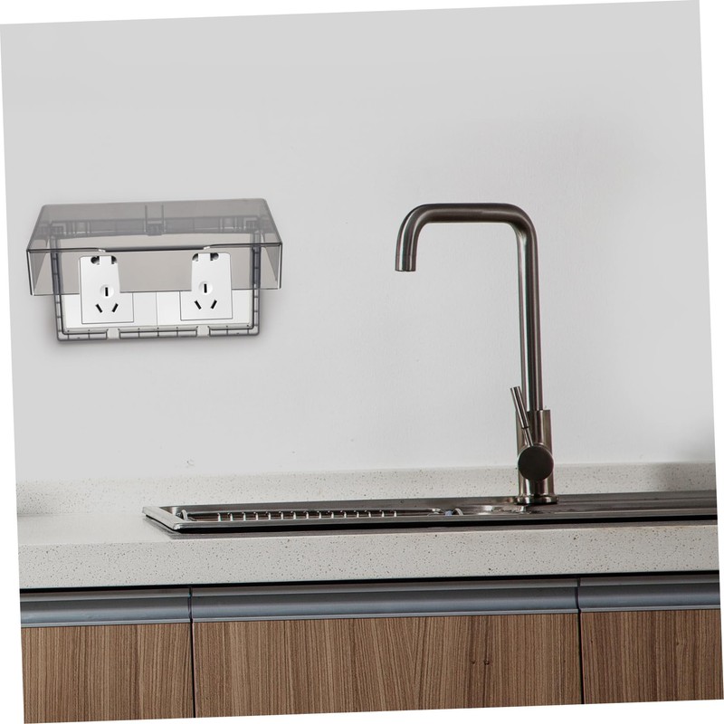 DOITOOL 2pcs Outdoor Plug Cover Weatherproof Safety Outlet Cover Box