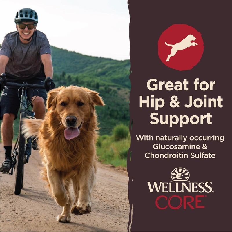Wellness CORE Healthy Joints Dog Treats, Natural, Grain Free, 8