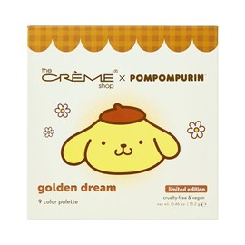 The Crme Shop X Sanrio Pompompurin Golden Dream Paleta de Sombras de Ojos 9 Tonos Mate Shimmer Metálico Extended Wear Espejo Pigmentado Incluido...   