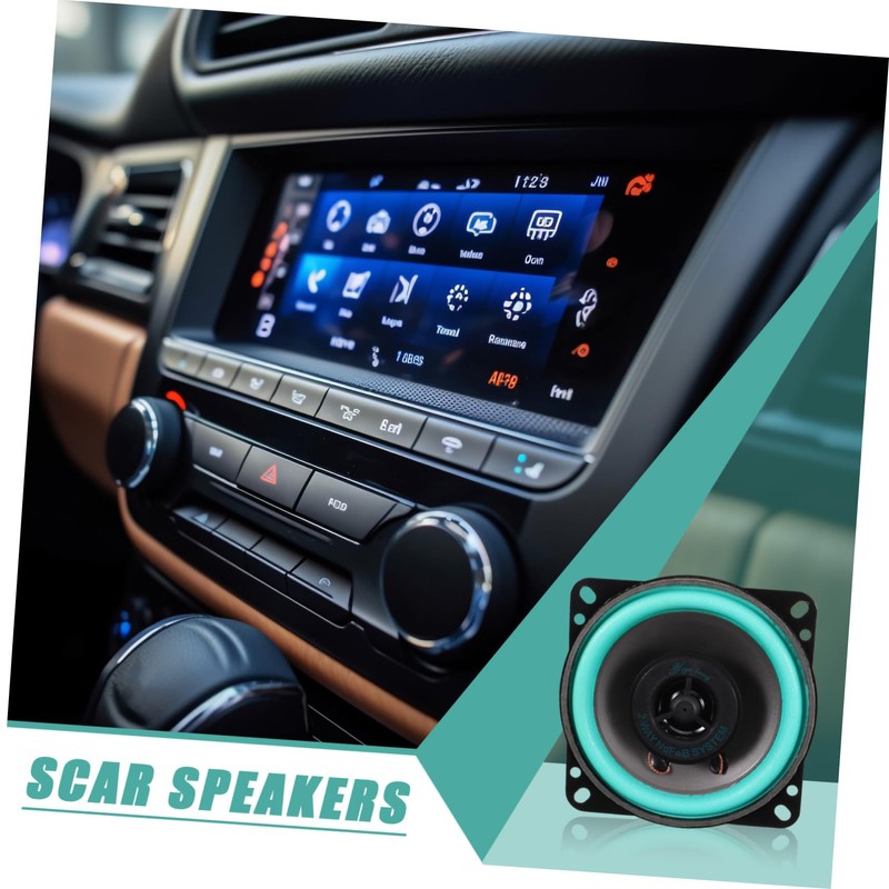 ULTECHNOVO Car Door Speakers Full Range for Sound Compact Design