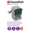 Swordfish ‘Ikon’ Desktop Manual Pencil Sharpener with Replaceable Helical Blade