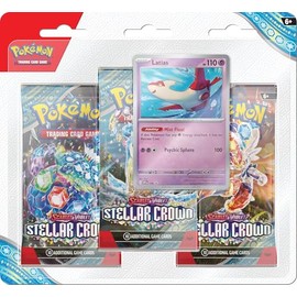 Pokémon TCG: Scarlet & Violet—Stellar Crown 3-Pack Blister - Latias (3 Booster Packs & Foil Promo Card)