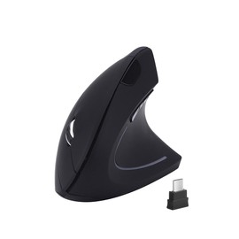 Fonicer Typ C vertikale Drahtlose Maus, 2.4G USB C Drahtlose Maus, ergonomische Maus mit Typ C Empfänger für MacBook, Computer, Laptop und alle Typ C Geräte