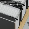 ANSOOK Plastic Legal Size Hanging File Folders,12 Pack Reinforced Black