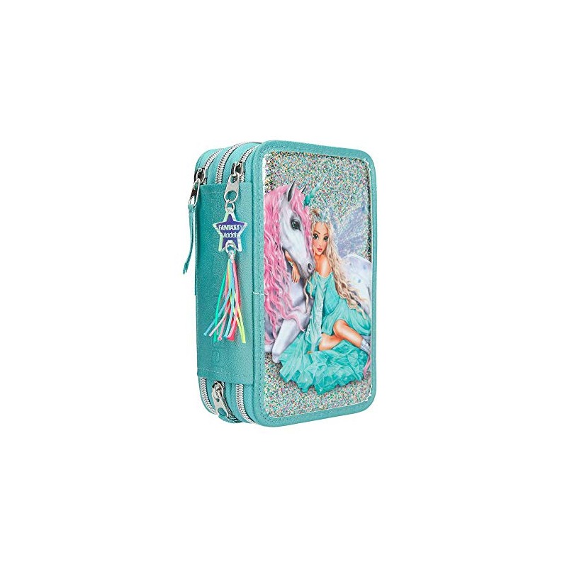 Depesche 11180 TOPModel Fantasy Filled 3-Compartment Pencil Case in Icefriends