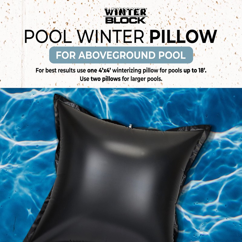 Winter Block Above Ground Pool Winter Air Pillow, Cover Float