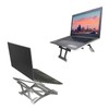 GQLHYD Laptop Stand, Portable Ergonomic Aluminum, 3 Folding Modes, Height