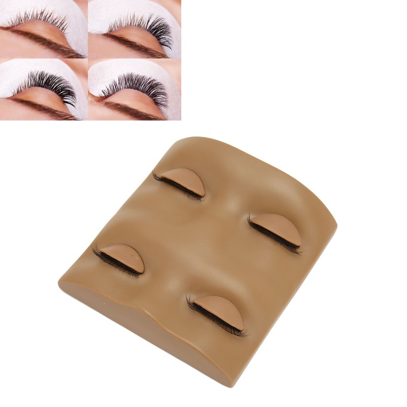 Eyelash Practice Mannequin Head Double Layer Lash Mannequin Head with