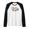 Stella Name Vintage Retro Mädchen Frauen Niedlich Personalisiert Rosa Raglan