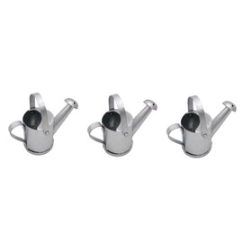 SUPVOX 3pcs Mini Metal Watering Pots Garden Decor Fairy Garden Kit Miniature Gardening Tool