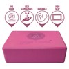 Yoga World EVA Yoga Blocks - High Density and Non-Slip
