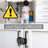 Fridge Lock for Kids and Adults, (2 Pack) French Door