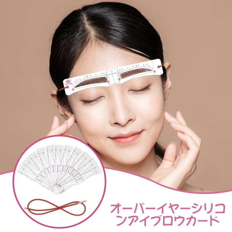 Doyime Eyebrow Template, Eyebrow Makeup Tool (Set of 12 Types)