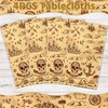 Pirate Tablecloth Treasure Map Tablecover Rectangular 51 x 86inch Treasure