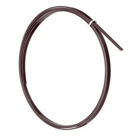 sourcing map 1 Pcs Guitar Binding Purfling Strips, 1650x5x1.5mm Plastic Binding Edge Trim for Acoustic or Classical Guitar Accessories, Brown