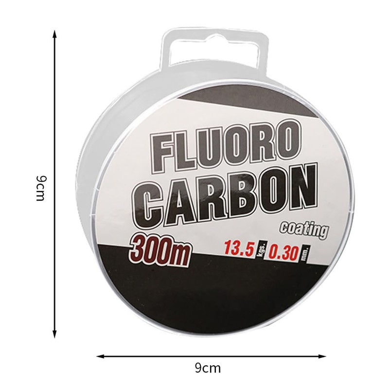 FONGKNOX 300M Fluorocarbon Fishing Line 3.5# 0.3mm 29.76LB/13.5KG