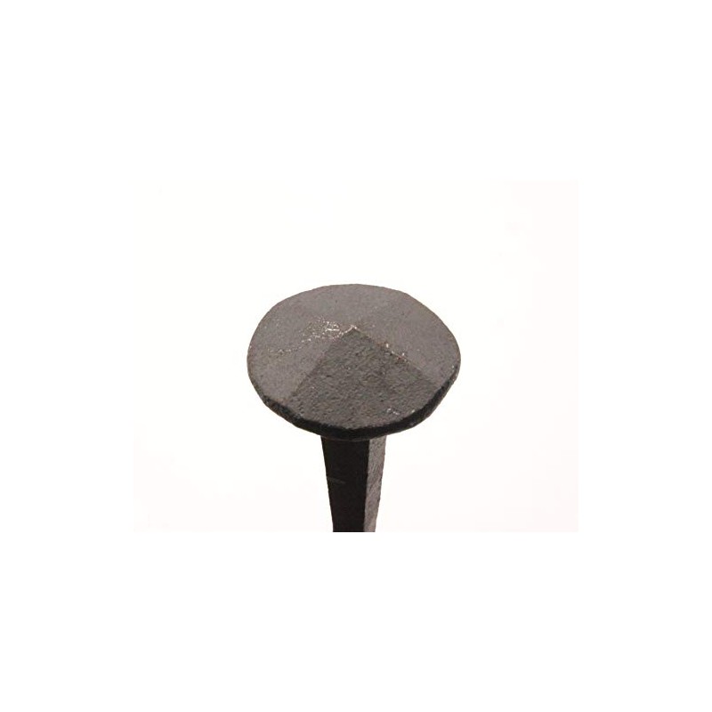 Traditional Hand Forged Pack of 4 Black Rustic 20mm Round