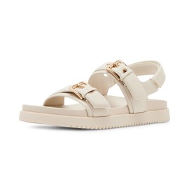 Madden Girl Women's Sprintt Flat Sandal, Bone Paris, 8.5
