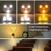 TSINGREE USB Rechargeable Motion Sensor Night Lights,Cabinet Lights, 3 Color
