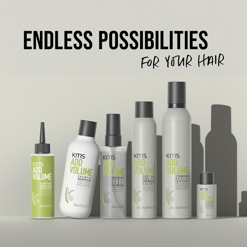 KMS AddVolume Liquid Strength Rinse | Up to 20x Stronger