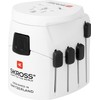 SKROSS Pro World Travel - Adaptador de Viaje con enchufes