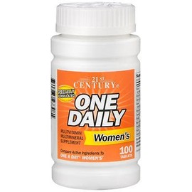21st Century Women's One Daily Multivitamin Multimineral Supplement Tablets - 100ct, Pack of 3
