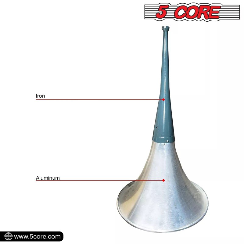 5Core Indoor Outdoor PA Horn Speaker Waterproof Long Range Trumpet