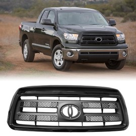 Collect Light Grille Assembly For Toyota Tundra Black Shell With Insert Front Bumper Grill TO1200345 2010-2013