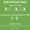 Legrand Pass & Seymour LSDC163PIV 300W LS Series Preset Dimmer