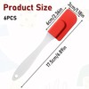 6 PCS Mini Silicone Spatula, Multicolor Small Spatula Silicone, Heat-Resistant