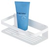 Tiger Shower Caddy Rectangular Small Shower Caddy Stainless Steel White