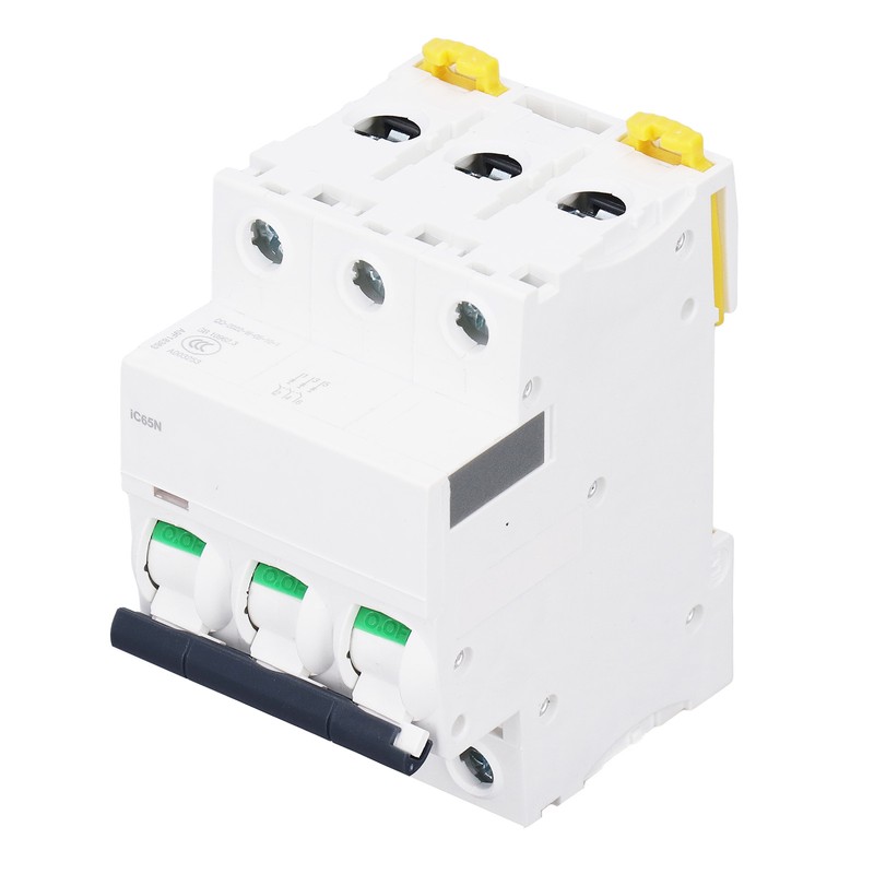 3P Miniature Circuit Breaker Easy Disassembly Assembly Din Rail Mount