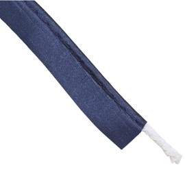 5mx1.4cm Dark Blue Polyester Piping Trim Satin Piping Cord Tape for Edge Sewing