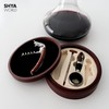 ShyaWorld Wine Accessories Gift Set Elegant Gift Case with Natural