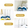 Ciieeo 12pcs Hangers for Closet Organization Multi-Functional Vertical Clothing Rack