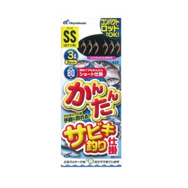 Hayabusa HS471 Easy Sabiki Tool Pink & Keimura 3 Hooks Set L