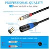 JOLGOO Cable de micrófono divisor de conexión dual RCA a
