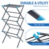 APEXCHASER Clothes Drying Rack, 3-Tier Laundry Drying Rack for Clothes,