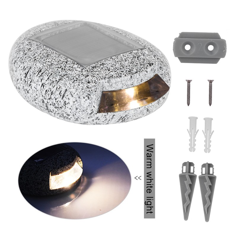 Outdoor Solar Power Waterproof Lights Imitation Stone Lamp Garden Lawn