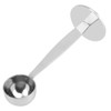 Dual-Purpose Espresso Stand Coffee Measure Tamper Spoon Stainless Steel Coffee