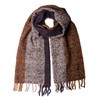 Mitos Natural Elegance Wool Scarf with Alpaca Wool, brown