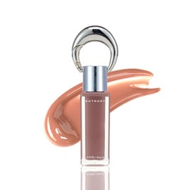 Llavero Con Brillo Labial Y Labial 2 En 1 Charm Shiny Glowy De Entropy Makeup, Color De Labios De Alta Pigmentación Y Larga Duración Y Brillo Voluminizador, C6 Water Wood Charm