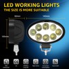 WELLIT 2 x 24 W Oval LED Work Light Headlight