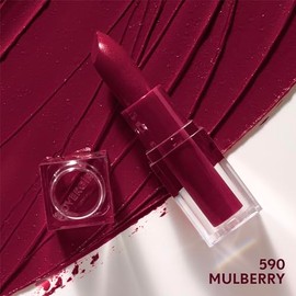 COVERGIRL Clean, Labial Satinado, 590 Mulberry, Hidratación 24H, 3.5 g